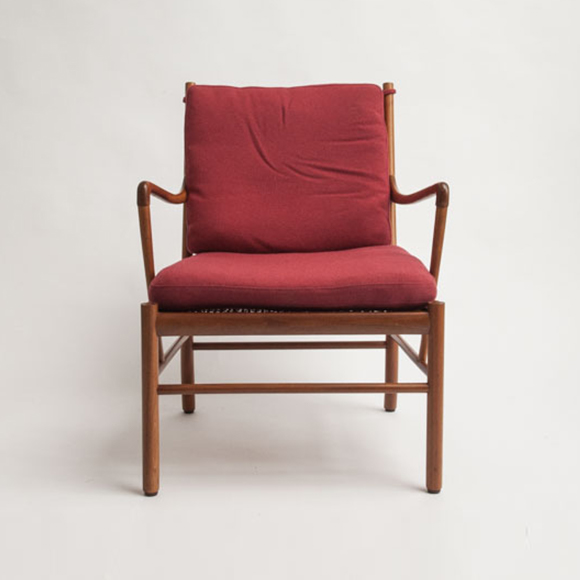 The Colonial Chair, Red Fabric